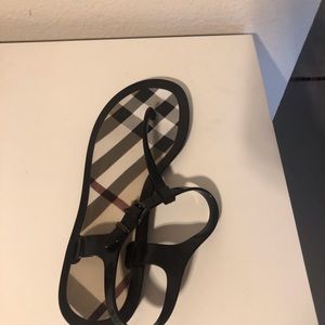 Burberry Jelly Thong Sandals